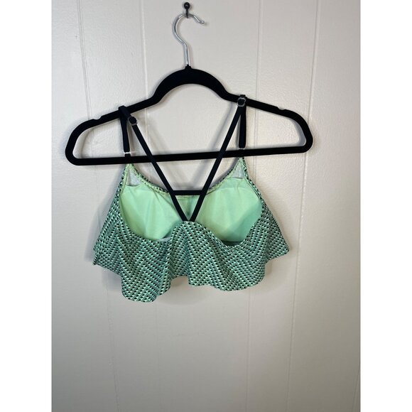 Arizona Jean Co. Green & Black Chevron Bikini Top & Bottom Set - Picture 6 of 7